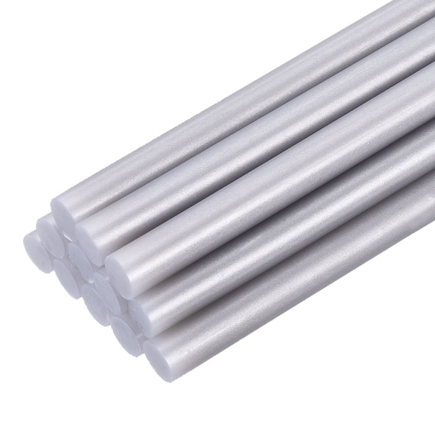 Palitos de Pegamento Caliente Mini Uxcell para Pistola de Pegamento 100mm x 7mm Plateado Metálico 12pcs