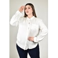 thumbnail image 4 of Blusa camisera clasica /Tallas Extras, 0149 (Blanco) blanco 40, 4 of 6