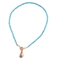 thumbnail image 2 of AYYUFE  Women Bohemian Beads Necklace with Shell Peadant Craft Beach Cowrie Sea Shell Pendant Women Beaded Chain Necklace for Party Gifts, 2 of 8