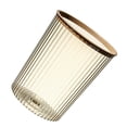 thumbnail image 3 of Transparent Garbage Bin with Top Ring Easy Attached Lid Free Large Capacity Trash Bin Can for Household Coffee Color, 3 of 12