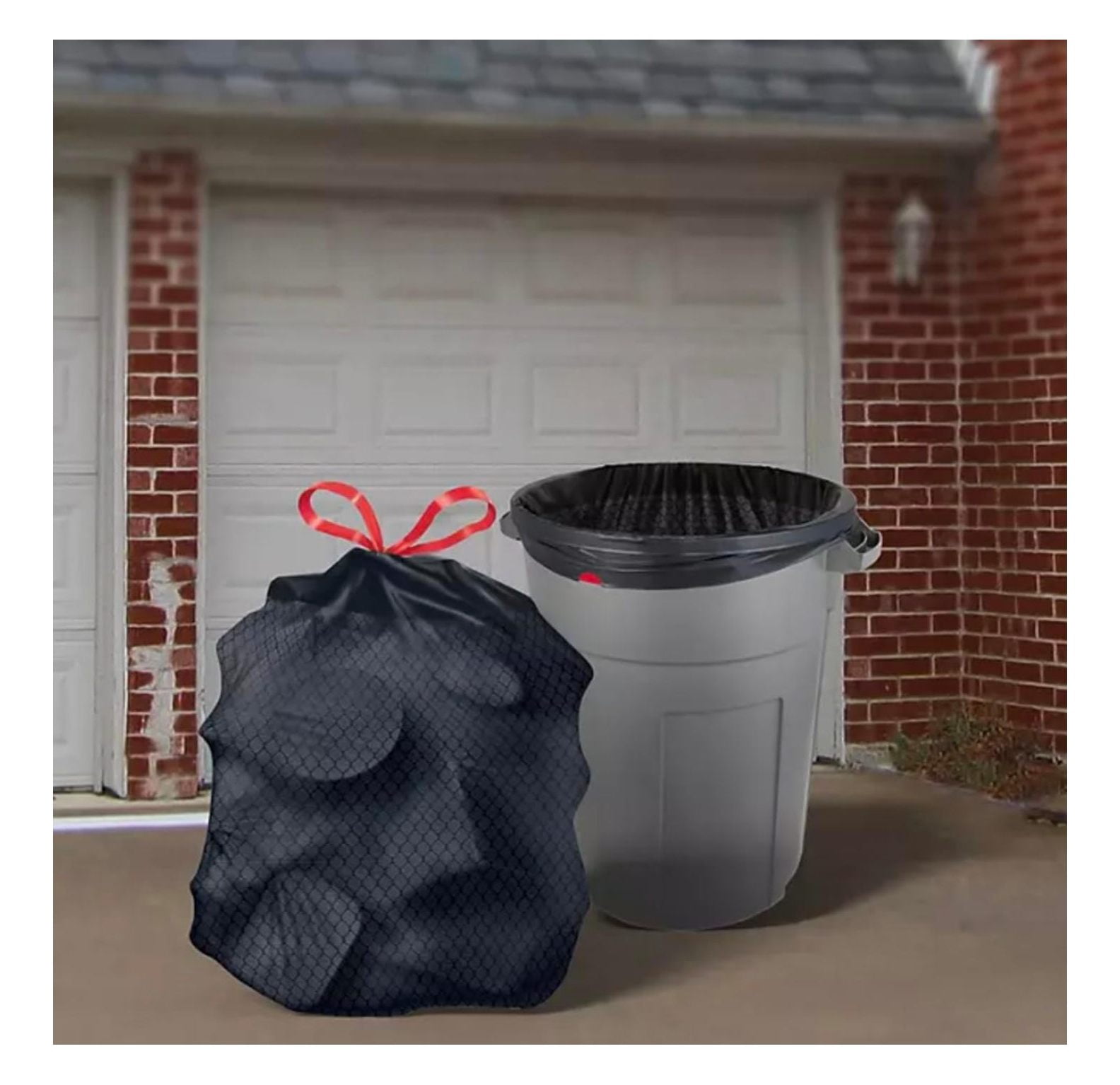 Heavy Duty 39-Gallon Yard Trash Bags, Unscented, 90 ct.