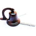 thumbnail image 3 of Aluminum Hanging Bell (White Braided Rope) - (6 Inches), 3 of 3