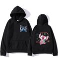 thumbnail image 1 of Sudadera con capucha de dibujos animados de Disney Stitch para mujer, ropa de calle de Manga, Harajuku, Anime, divertido, invierno, años 90, 1 of 1