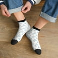 thumbnail image 3 of Naloa Playful Polar Bear Pals Ankle Socks for Women Non Slip Socks No Show Socks Classic Low Cut Casual Socks Casual Socks, 3 of 7