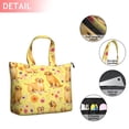 thumbnail image 2 of Golden Retrievers and Pioneer Flower Travel Tote Bags for Women Carry On,Large Weekender Bags for Women Travel,Multi Functional Duffle Bag for Work,Shopping,Sports, 2 of 5