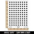 thumbnail image 2 of Black Bear 200+ Round Stickers - White - Gloss Finish - 0.50" Size, 2 of 3