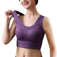 thumbnail image 3 of Sleeveless Thermal Shirts V Neck Vest With Built In Bra Lined Underwear Thermal Tank Top With Spongy Pad Winter Tops For Womens Women Thermal Long Sleeve Thermal Top for Women with Thumb Hole Thermal, 3 of 4