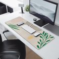 thumbnail image 2 of Long Mouse Pads for Desk,Orange Boho Geometric and Plant Pattern Desk Mats on Top Of Desks, Desk Mouse Pad Extra Large with 3mm Non-Slip Base and Stitched Edge for Gaming,Office,Work,Home 31.5"x11.8", 2 of 6