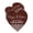 Brown, variant on Inkdotpot Gold Foil Paper Hang Tag Hugs & Kisses From The Wedding Favor Tag 100 Pieces