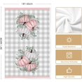 thumbnail image 6 of luyaa Hello Pumpkin Eucalyptus Leaves Fall Kitchen Towels Dish Towels, 18x26 Inch Autumn Thanksgiving Harvest Tea Hand Towel Set of 2, 6 of 6