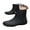 Black, variant on Womens Mens Rain Boots Waterproof Ankle Deck Booties Anti Slip Mud Shoes for Garden Fishing Farming