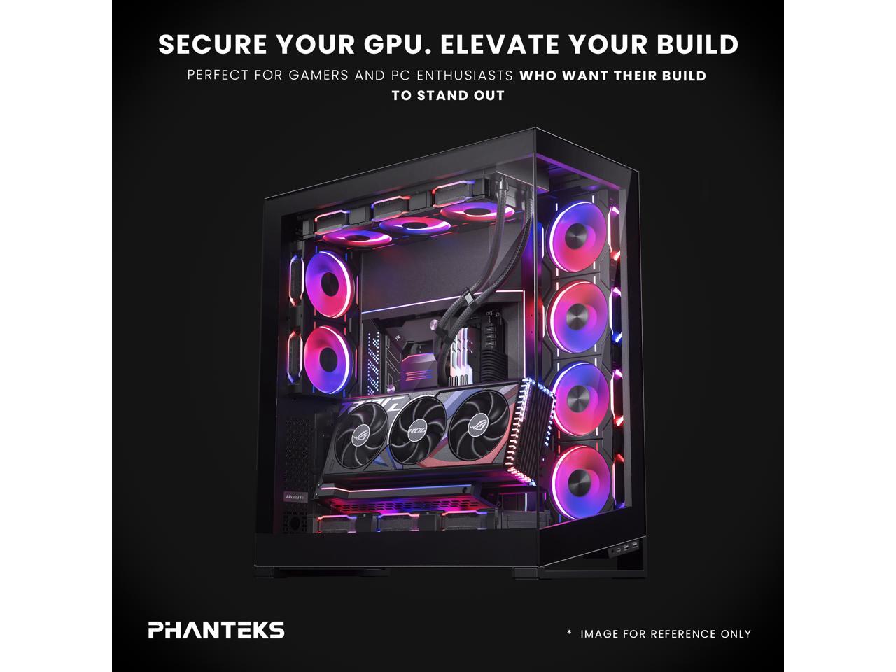 Phanteks, Premium Vertical GPU Bracket, 220mm, Black - Walmart.com