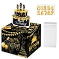 thumbnail image 6 of Tumao Birthday Money Box for Cash Gift, Money Roll Gift Box for Cake Pull Out Kit with Pull Out Happy Birthday Day Card and 30Pcs Transparent Bags, 6 of 6