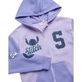 thumbnail image 3 of Sudadera con capucha Disney Lilo and Stitch con cremallera para niñas, tallas 7-8, 10-12, 3 of 7