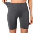 thumbnail image 5 of Women's High Waisted Biker Shorts Stretchy Workout Yoga Shorts with Pockets, 5 of 7