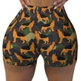 thumbnail image 2 of Picia German Shepherd Dog Printed Workout Shorts for Women Seamless Scrunch Butt Lifting High Waisted Yoga Gym Booty Running Moisture-wicking Short Pants-Medium, 2 of 9