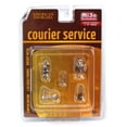 thumbnail image 2 of "Courier Service" 5 Piece Diecast Figures Set (2 Worker Figures and 3 accessories) for 1/64 Scale Models by American Diorama, 2 of 2