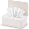 thumbnail image 1 of Dispensador de toallitas para bebé, soporte para toallitas para bebés y adultos, mantiene los tejidos húmedos frescos, funda antideslizante, recipiente de limpieza lavable con tapa de diseño de, 1 of 5
