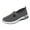 Dark Gray, variant on Woven Orthopedic Shoes for Women Breathable Slip On Walking Shoes Lightweight Casual Comfort Mesh Stretch Sneakers Beige 35