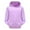 Purple, variant on Kiijoy Toddler Girls Fall Hoodie Solid Color Casual Unisex Hooded Sweatshirt, Sizes 2-3
