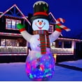 thumbnail image 5 of 6Ft Inflatable Christmas Snowman with Candy Decoration for Yard Lawn Garden Home Party Indoor Outdoor, 5 of 10