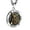 Gold&Silver&Black, variant on St Michael The Archangel Catholic Medal Stainless Steel Amulet Pendant Necklace 22+2" Rolo Curb Chain (Gold-1)