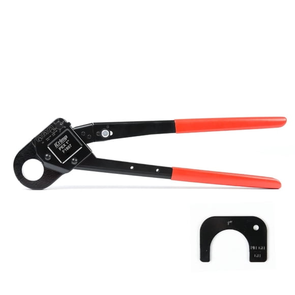 Herramienta de crimpado PEX con cabezal angular iCrimp para tubos PEX de 1 pulgada