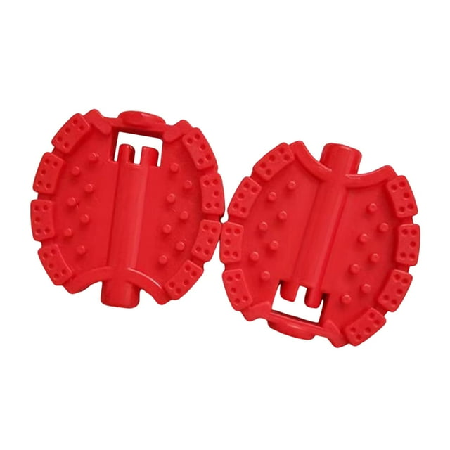 Pedales de triciclo para niños de 2 piezas, pedales de repuesto para triciclo infantil. Rojo