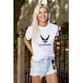 thumbnail image 3 of US Air Force Military Wings Symbol Men's Graphic T Shirt Tees Brisco Brands 2X, 3 of 5