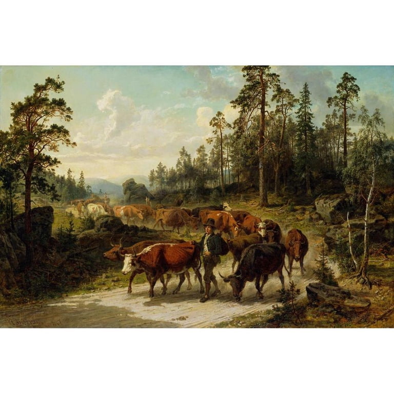 Nils Andresson 14x11 Black Modern Framed Museum Art Print Titled