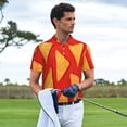 thumbnail image 3 of Balery Tortilla chips Camisa Polo de Hombre con Estampado, de Manga Corta y Tejido Medio, Camisa Tipo Golf Polo-Small, 3 of 6