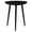 Black,18 x 18 x 20,Oval, variant on Tri Pin Side Table Handmade Wood - 16x16x18 Walnut Tora - Scandinavian End Table for Living Room, Bedroom - Natural Moisture Resistant Accent Table
