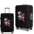 thumbnail image 1 of Luggage Case Suitcase Protective Cover 2022 New Samurai Pattern Travel Elastic Luggage Dustproof Cover Apply 18-28 Inch Suitcase 8samurai028 M, 1 of 6