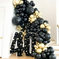 thumbnail image 3 of Black Balloons 110 Pcs Black Balloon Garland Kit Different Sizes 5 10 12 18 Inch Black Balloons for Birthday Graduation Party Decorations, 3 of 16