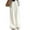 Beige, variant on Idoravan Women's Pants under $20 Women's Solid Color Spring-summer Straight Stretch Denim Pants Women's Dance Versatile Trousers Beige L
