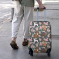thumbnail image 3 of Cute Boxer Dog and Flowers Florals Luggage Cover Fashion Suitcase Cover Baggage Covers Fit 25-28 Inch Luggage (Go Travel), 3 of 5