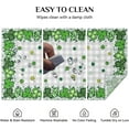thumbnail image 4 of St. Patrick''s Day Tablecloth Rectangle 60x84 Inch, Shamrock Tablecloth Buffalo Plaid Eucalyptus Table Cloth Decor for Dinner Party Picnic, 4 of 6