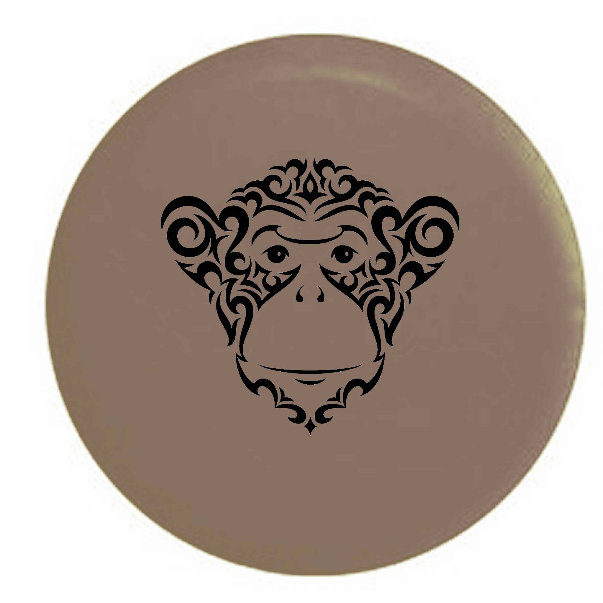 Pike Stealth Tribal Monkey Chimp Trailer RV Spare Tire Cover OEM Vinyl Black 31 in 