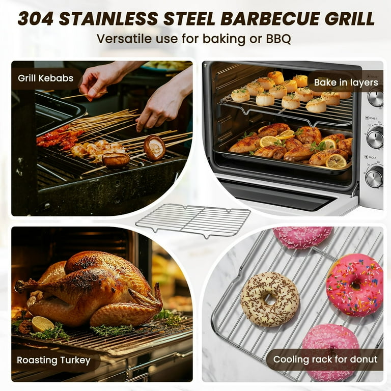 Carbon Steel Convection Oven Bakeware Kikcoin Bakeware Set, 22 Pcs