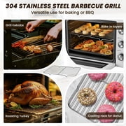 Kikcoin Bakeware Set, 22 Pcs Carbon Steel Non-Stick Baking Pan Set, Baking Sheet for Kitchen, Muffin Pan & Cookie Sheet & Cake Pan, Oven Safe up to 446℉