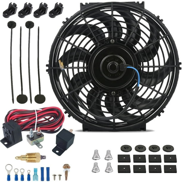 1213" Inch 130w Motor Electric Cooling Radiator Fan 12 Volt High CFM