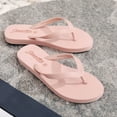 thumbnail image 4 of LIANGP Women's Sandals Shoes Flat Bottom Fashion Flip Flops Waterproof Beach Flip Flops Flip Flops Women's Shoes Pink Size 7, 4 of 4