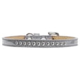 thumbnail image 1 of Clear Crystal Size 14 Silver Puppy Ice Cream Collar, 1 of 1