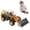 D, variant on Chmadoxn 1:55 Simulation Construction Engineering Truck Toys, Sandbox Excavator Toy Trucks Construction Truck Toys Vehicles Bulldozer Road Roller Toy Christmas Birthday Gifts for 3 4 5 6 7 Year