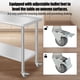 thumbnail image 5 of Yeshouse Mesa de acero inoxidable para preparación y trabajo con protector contra salpicaduras, mesa de cocina resistente con estante inferior ajustable y patas para restaurantes, hogares y hoteles, 5 of 7
