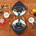 thumbnail image 6 of Coolnut Set of 4 Color Halloween Pumpkin Napkins Cloth Napkins 20"x20", Washable Polyester Dinner Napkins for Parties, Wedding, Restaurant, 6 of 6