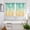 Yellow Green, variant on Teal Yellow Ombre Coastal Kitchen Curtains Window Panels, Sea Nautical Summer Beach Starfish Coral Insulated Window Treatment Curtain, Grommet Curtains for Bedroom/Living Room, 2 Piece 42"Wx45"L