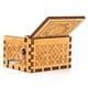 thumbnail image 1 of Caja De Música De Madera Decorativa Caja de música de madera tallada retro con manivela para niños, regalo de cumpleaños, decoración del hogar Likrtyny Libre de BPA, 1 of 3