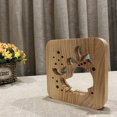 thumbnail image 4 of Rawiri Luces 3D de madera, luces nocturnas con luz cálida de animales, regalos de ambiente decorativos, 4 of 5