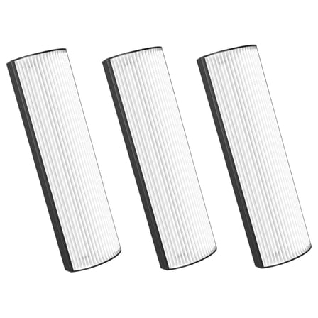 TPP440 TPP440F Filter Replacement for Therapure TPP540 TPP640 TPP640S True HEPA with Activated Carbon, 3 Pack White/Black
